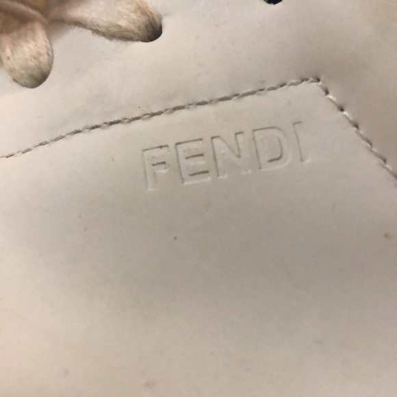 Fendi Roma Face Leather Low-Top sneakers - Picture 8 of 8